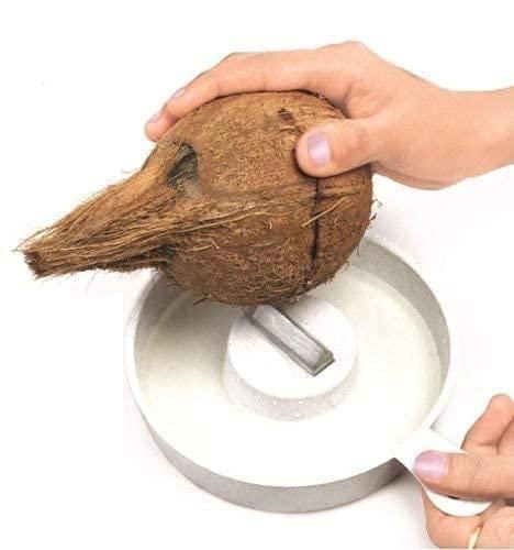 Manual Coconut Opening Tool - Easy & Safe Coconut Cracker