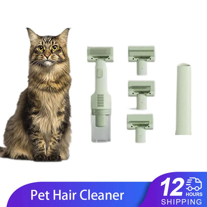 5-in-1 Cordless Pet Grooming Vacuum Brush