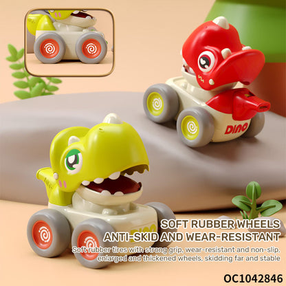 Press & Go Whistle Animals Car Toy