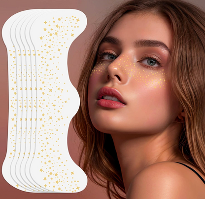 Gold Sparkle Freckles Makeup Patches