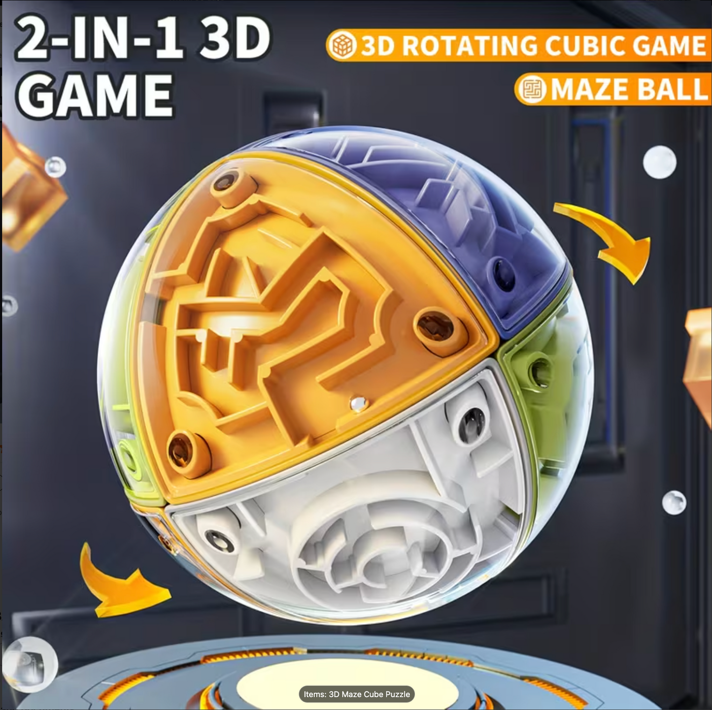 Infinite Round Maze Ball
