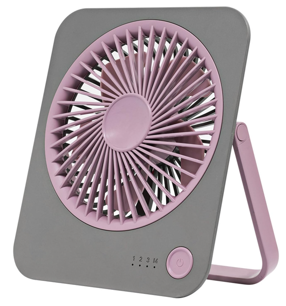 Rechargeable Mini Table Fan with Stand