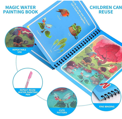 Magic Water Colouring Book