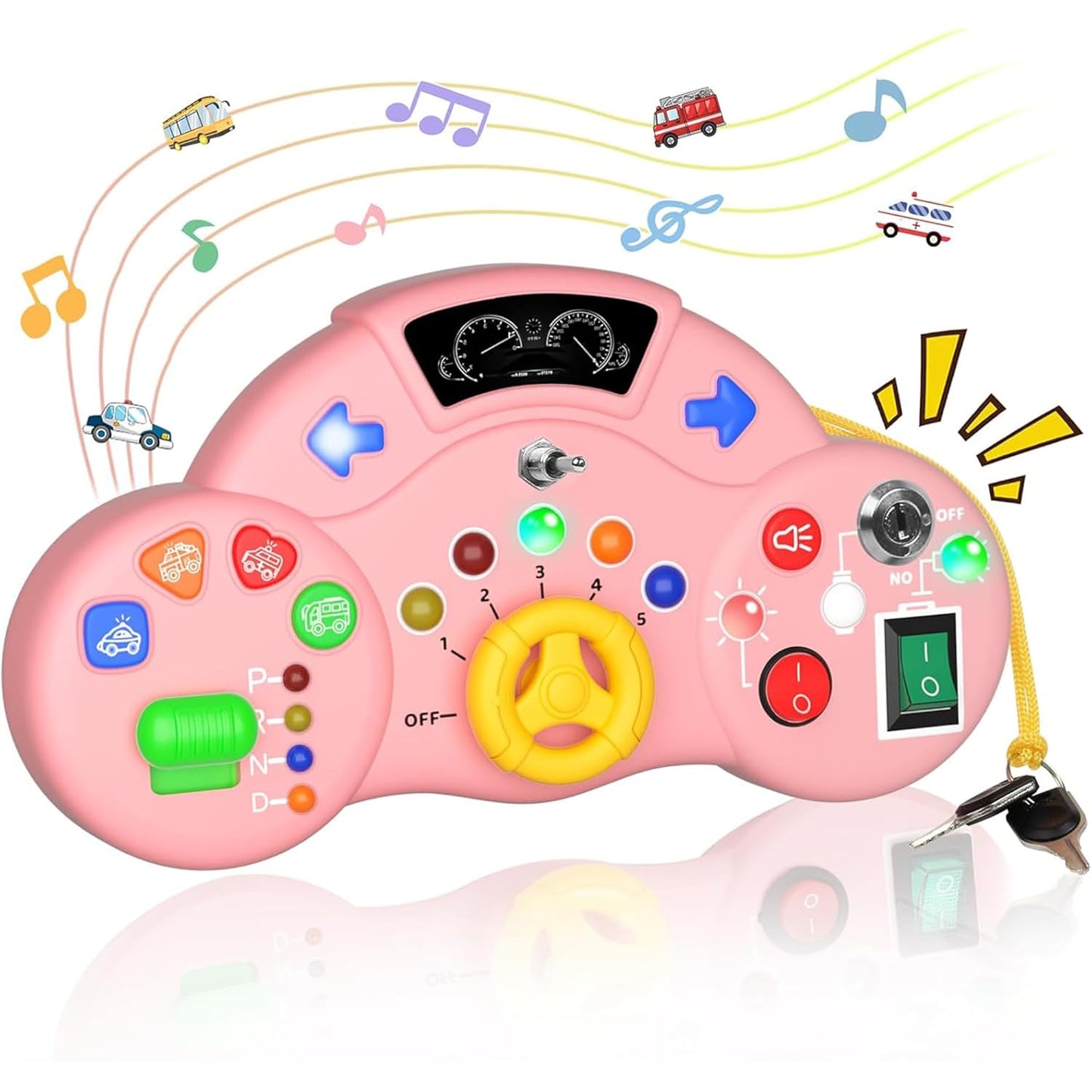 Busy Board Switch LED Light Game For Kids