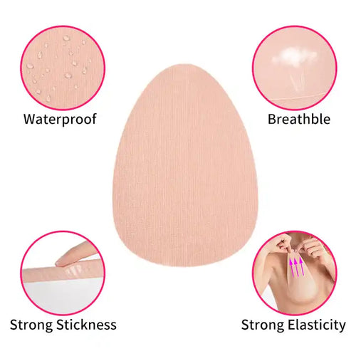 Waterproof Silicone Adhesive Nipple Cover Pull Up