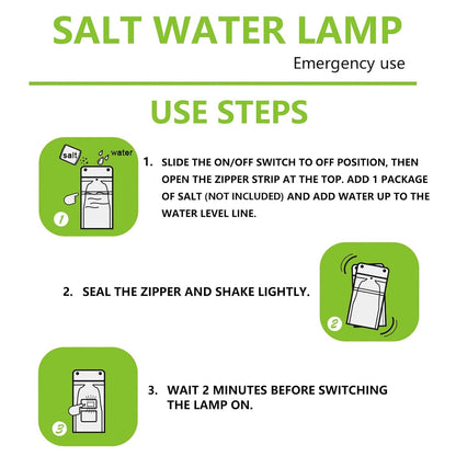 Salt Water LED Emergency Night Light