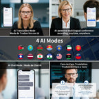 AI Smart Glasses – Real-Time Language Translation, Photochromic Lenses & Hands-Free Audio