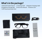 AI Smart Glasses – Real-Time Language Translation, Photochromic Lenses & Hands-Free Audio