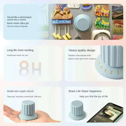 Waterproof Magnetic Knob Bluetooth Speaker