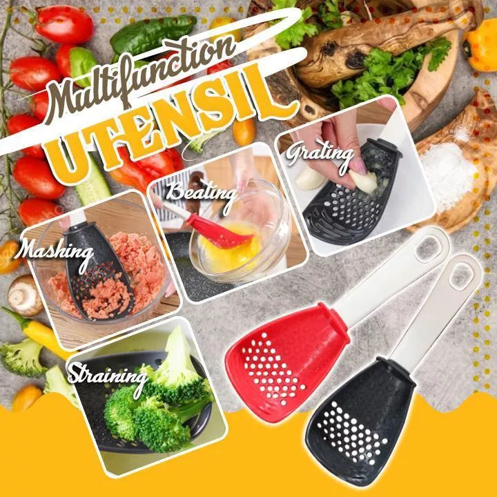 Potato Garlic Press Colander Spoon