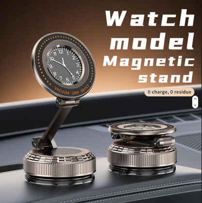 Double-Sided Vacuum Suction Cup Mount With Watch