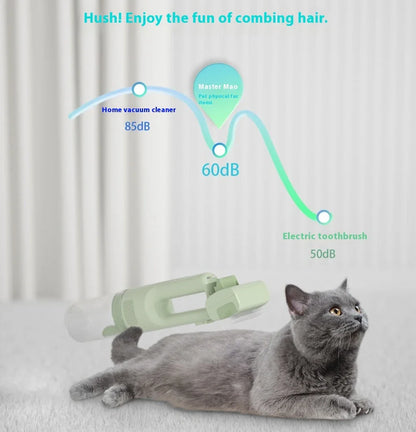 5-in-1 Cordless Pet Grooming Vacuum Brush