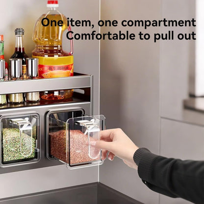 Multifunctional Wall-Wounted Kitchen Organizer