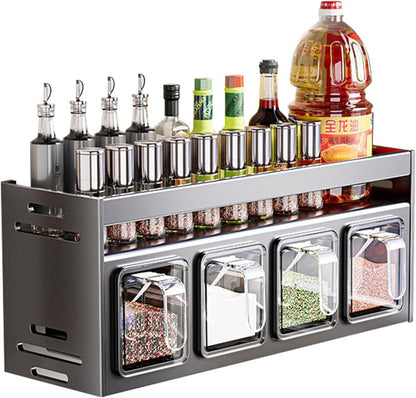Multifunctional Wall-Wounted Kitchen Organizer