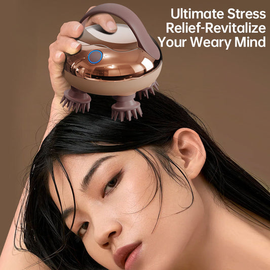 Electric Vibrating Head Massage Device