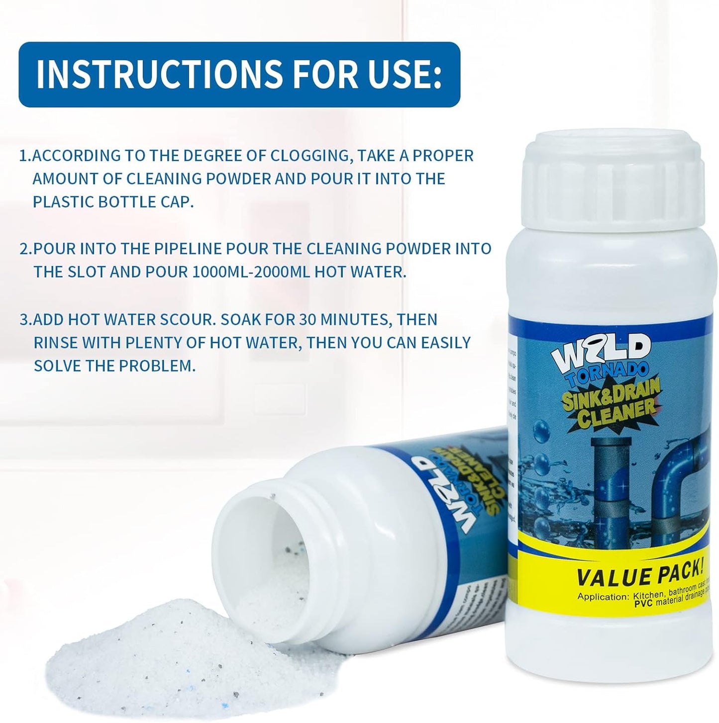 Drain Cleaner Powder