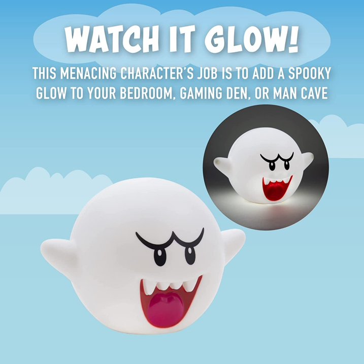 Super Mario Boo Motion Sensor Night Lamp