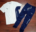 Adidas Summer Tracksuit Blue White