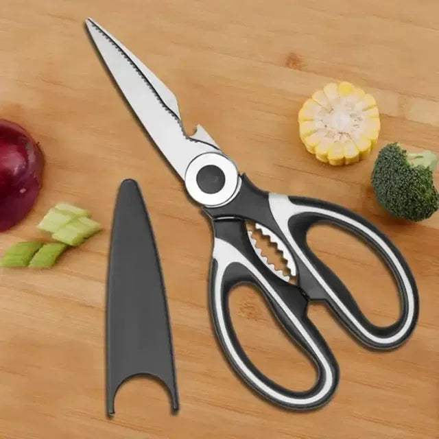 Heavy Duty Kitchen Scissors - Multipurpose Stainless Steel Shears