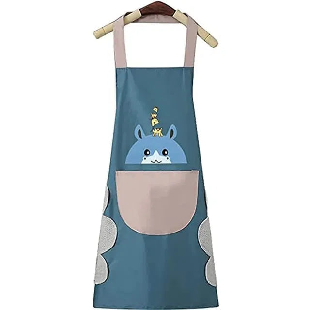 Waterproof Kitchen Apron For Women - Oil-proof Cooking Apron