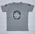 Cotton Blend Round Neck Printed T-shirt For Boys