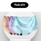 Womens Seamless Underwear For Women Multicolor Pack Of 4