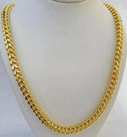 Heavy Gold Plated Cuban Link Chain For Men Boys