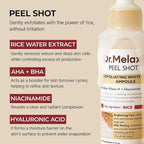 Rice peel glow serum ampoule Pack of 2