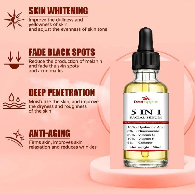 5 In 1 Facial Serum 60 Ml Pack Of 2