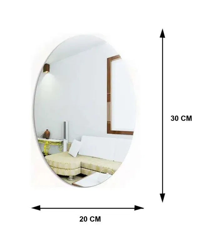 Oval Shape Mirror Pack Of 1