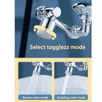 2-mode Splash Filter Kitchen Tap Extender - Water Saving Faucet Aer...