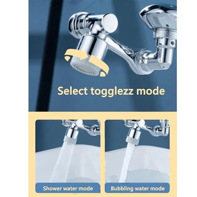 2-mode Splash Filter Kitchen Tap Extender - Water Saving Faucet Aer...