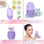 Ice Face Roller Silicone Facial Cube - Remove Dark Circles Shrink P...