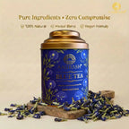 Aaurash Blue Tea Butterfly Pea Flower Rich Color Antioxidant Suppor...