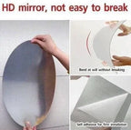 Oval Shape Mirror Pack Of 1