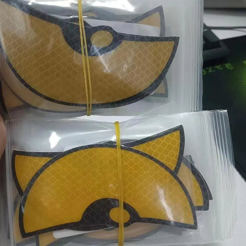 2 Pieces Monster Eyes Car Reflective Stickers Pack Of 1