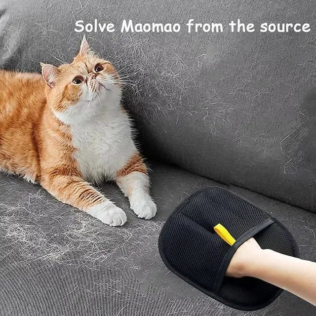 Pet Hair Removal Gloves - Grooming Gloves For Dogs Cats