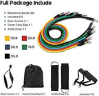 Exercise Resistance Bands Set For Men Women - Home Gym Kit