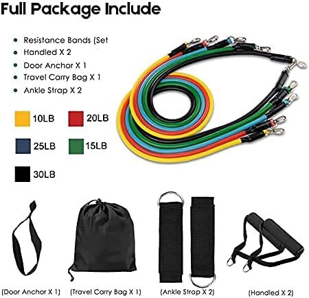 Exercise Resistance Bands Set For Men Women - Home Gym Kit