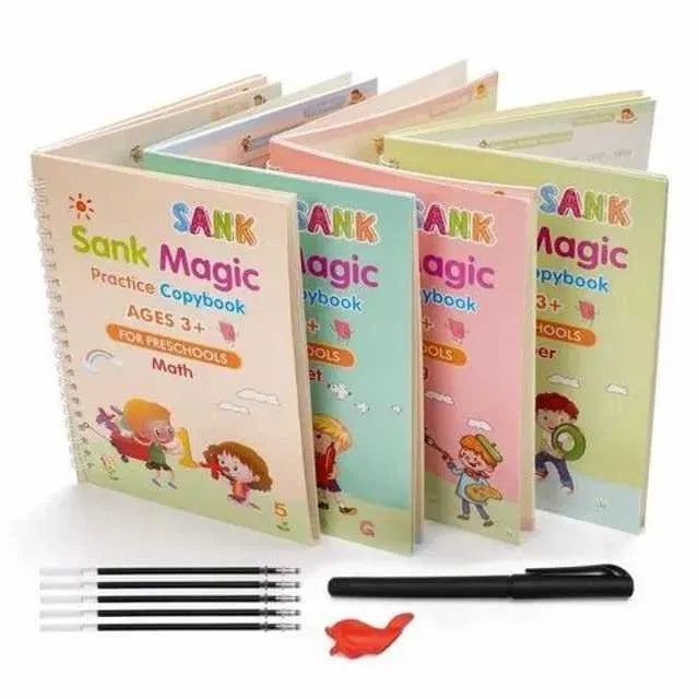 Magic Practice Copybook (4 Book + 10 Refill) (a-127)