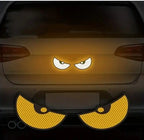 2 Pieces Monster Eyes Car Reflective Stickers Pack Of 1