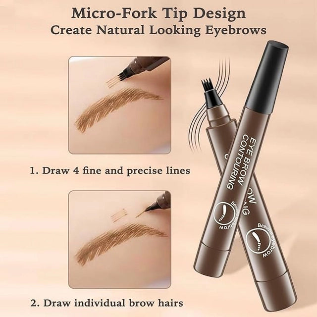 Waterproof Microblading Eyebrow Pencil With A Micro Fork Tip Applic...