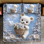 Heavy 7d Digital Glace Cotton Super King Size Printed Flat Double B...