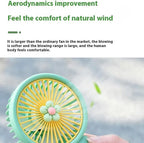 Portable Handheld Fan - Ultra Quiet Little Flower Handheld Fan Batt...