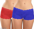 Net Briefs For Women Red Blue, 9xl Set Of 2