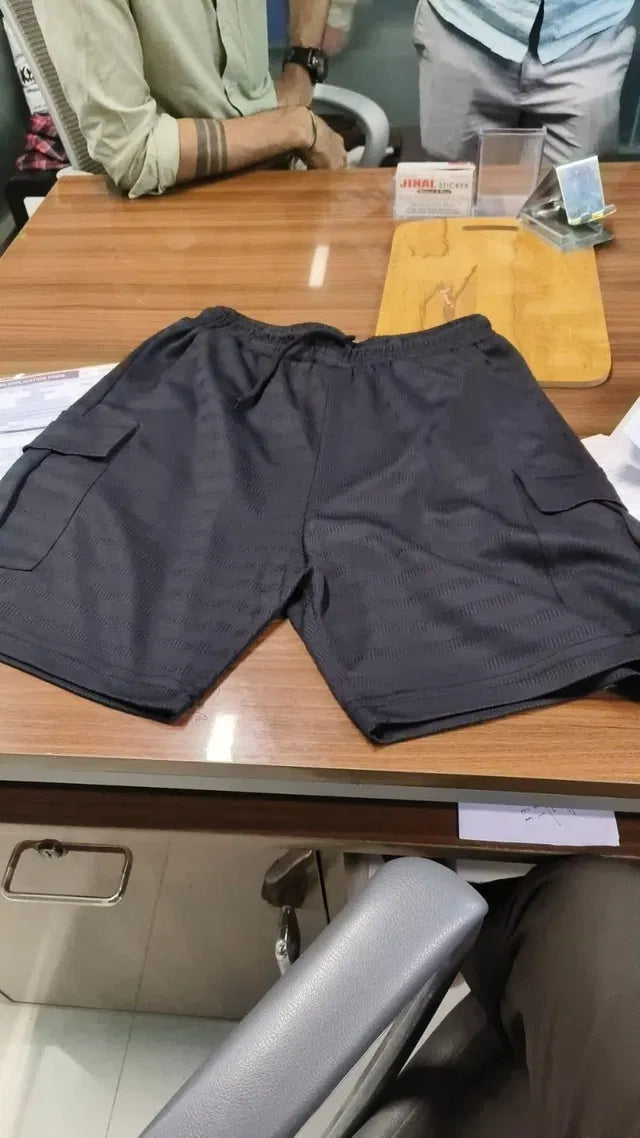 Mens Cotton Casual Cargo Shorts Pack Of 3