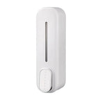 Wall Mount Hand Liquid Shampoo Shower Gel Dispenser for Hotel Bathroom White