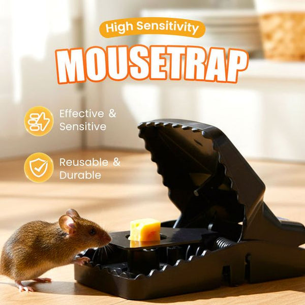 Reusable Mousetrap With High Sensitive Trigger - Humane Mouse Catcher