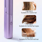 Meneflix Portable Mini Hair Straightener Cordless Rechargeable Mini...
