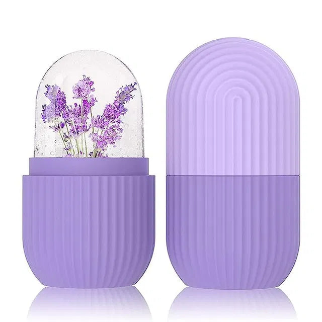 Ice Face Roller Silicone Facial Cube - Remove Dark Circles Shrink P...